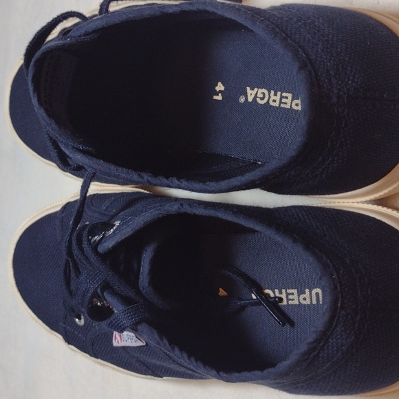 Superga men shoes navy blue men size 8 - Picture 10 of 12